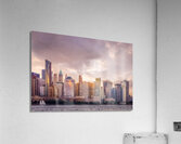 New York City Manhattan Skyline at Sunset  Acrylic Print
