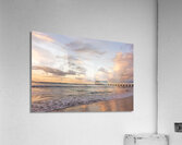 Hanalei Pier Sunset  Impression acrylique